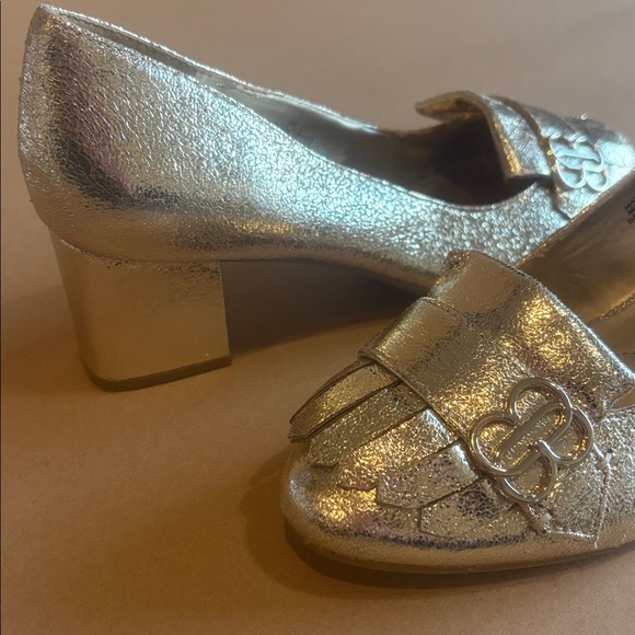 Bandolino metallic silver block heel pumps - Picture 4 of 5